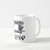 裁縫 – 縫い付けライセンス コーヒーマグカップ (正面右)