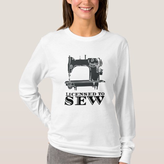裁縫 – 縫い付けライセンス Tシャツ (正面)