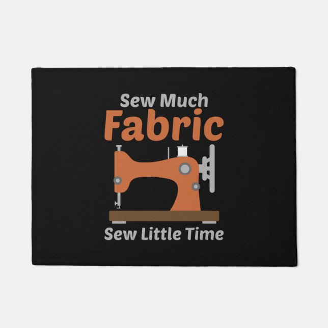 裁縫 – 縫い布 ドアマット (正面)