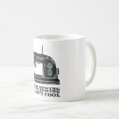 裁縫-裁縫だった裁縫カッコいい コーヒーマグカップ (正面右)