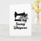 裁縫-裁縫ウィスパー カード (黄色い花)