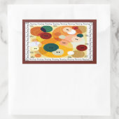 裁縫 長方形シール (バッグ)