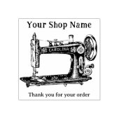 裁縫MachineTemplateスモールビジネスゴムスタンプ ラバースタンプ (インプリント)