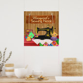 裁縫Nookサイン – ポスター – SRF (キッチン)