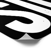 裁静か判はっきりした図デザイン ポスター (角)