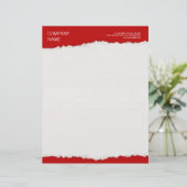 裂かれたペーパーレターヘッド レターヘッド (スタンド正面)