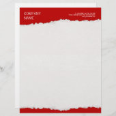 裂かれたペーパーレターヘッド レターヘッド (正面/裏面)