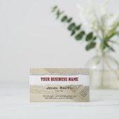 裂かれた本は名刺のページを捲ります 名刺 (スタンド正面)