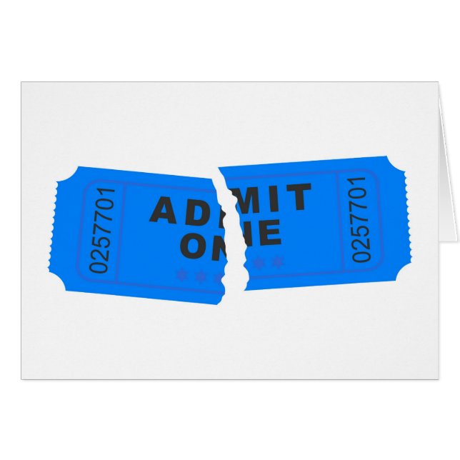 裂けたチケット (正面横)