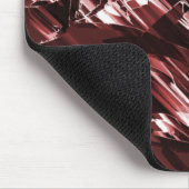 裂けた赤い刃や切れ味の悪い赤い刃の解体 マウスパッド (コーナー)