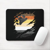 裂ける陽気なくまのプライドの旗は明らかにします マウスパッド (マウス)