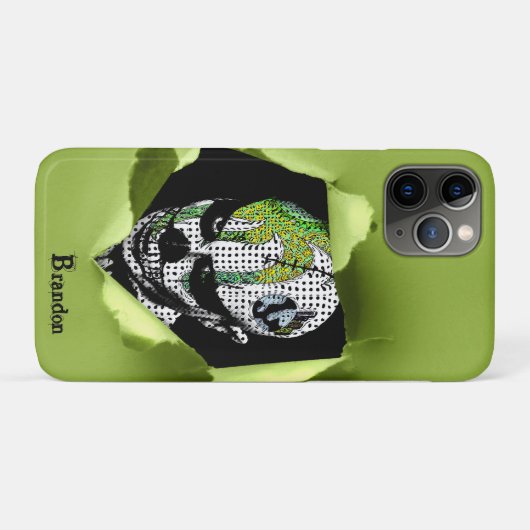 裂け幽霊のよく出るた穴を通るピエロ Case-Mate iPhoneケース (裏面(横))