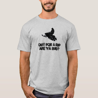 裂け目のために….スノーモービル Tシャツ