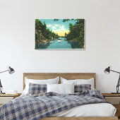 裂け目の国際的表示 キャンバスプリント (インサイチュ (寝室))