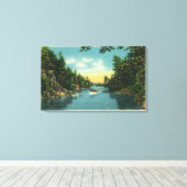 裂け目の国際的表示 キャンバスプリント (インサイチュ (ウッドフロア))