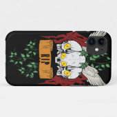 裂け目の邪悪なスカルのiPhone 5カバー Case-Mate iPhoneケース (裏面(横))