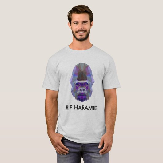 裂け目のharambe tシャツ (正面フル)