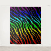 裂け目のSpaceTimeストライプ – ライトスペクトル タペストリー (正面)