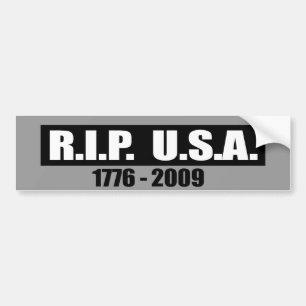 裂け目米国- 1776年から2009年 バンパーステッカー