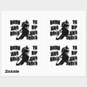 裂け目 長方形シール (シート)