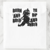 裂け目 長方形シール (バッグ)