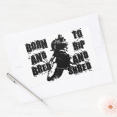 裂け目 長方形シール (封筒)