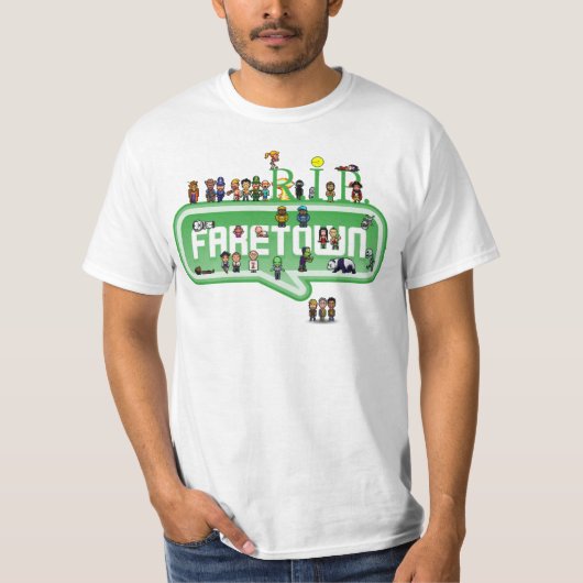裂け目Faketown Tシャツ (正面)
