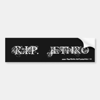 裂け目JETHRO [バンパーステッカー] バンパーステッカー