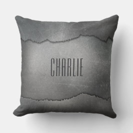 裂フェイク裂した金属カスタムモノグラム装飾用クッション クッション