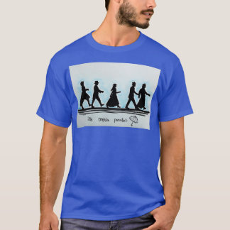 裂孔で Tシャツ