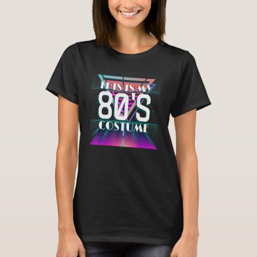 装おもしろい置80年代レトロパーティーこれは私の80年代C Tシャツ (正面)
