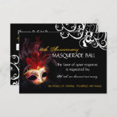 装って下さい応答カード- 3.5" --をx 5" 出欠カード (正面/裏面)