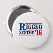 装備されたシステム2016年-大統領選挙 -- Pres 缶バッジ (正面&裏面)