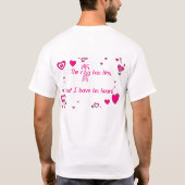 装備に彼が…あります Tシャツ (裏面)