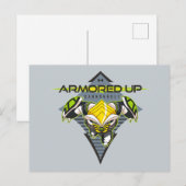 装甲アップ – Omni-Kix Cannonbolt インビテーションポストカード (正面/裏面)