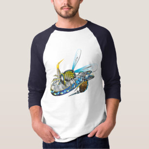 装甲スズメバチ対デンキウナギ Tシャツ