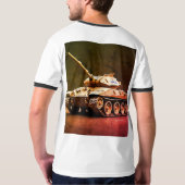 装甲モダン戦闘戦車 Tシャツ (裏面フル)