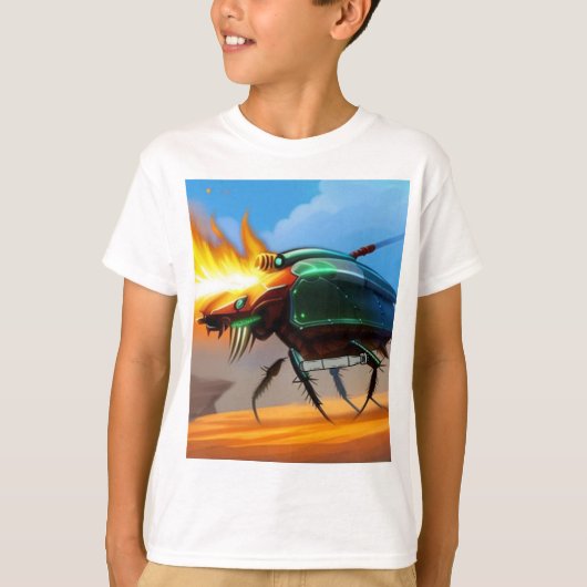 装甲ロボットバグ Tシャツ (正面)
