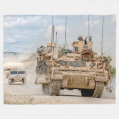 装甲人員輸送機 – M2 Bradley フリースブランケット (正面(横))