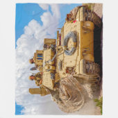 装甲人員輸送機 – M2 Bradley フリースブランケット (正面)