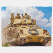 装甲人員輸送機 – M2 Bradley フリースブランケット (正面(横))