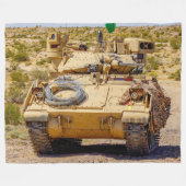 装甲人員輸送機 – M2 Bradley フリースブランケット (正面(横))