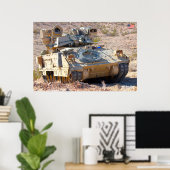 装甲人員輸送機 – M2 Bradley ポスター (ホームオフィス)