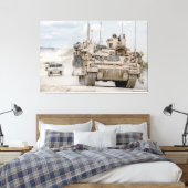 装甲人員輸送船 – M2 Bradley 40x60 キャンバスプリント (インサイチュ (寝室))