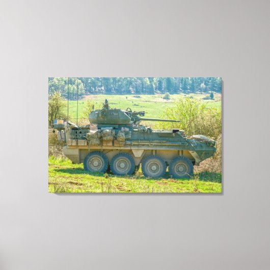 装甲人用運送業者 – Stryker 24x36 キャンバスプリント (正面)