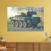装甲人用運送業者 – Stryker 40x60 キャンバスプリント (インサイチュ (リビング))