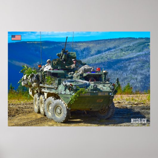 装甲人輸送機 – Stryker ポスター (正面)