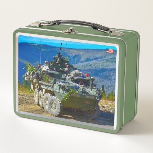 装甲人輸送機 – Stryker メタルランチボックス (正面)