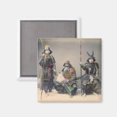 装甲侍3人ヴィンテージフォトマグネット マグネット (正面/裏面)