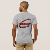 装甲戦争のデザイン1 Tシャツ (裏面フル)